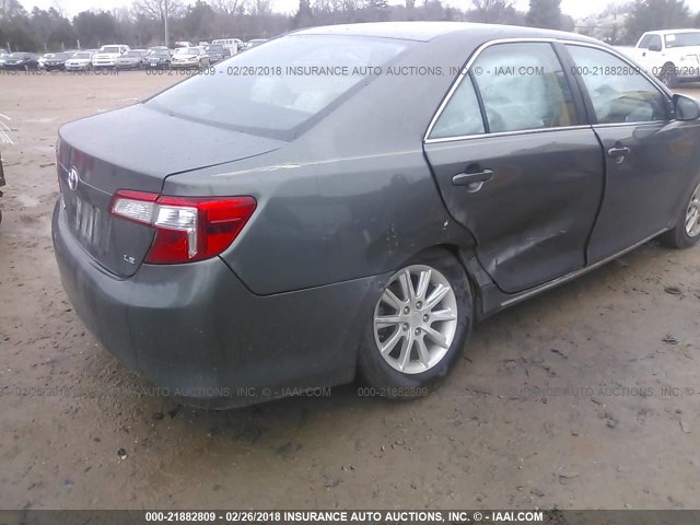 4T1BF1FKXCU633524 - 2012 TOYOTA CAMRY SE/LE/XLE GRAY photo 6