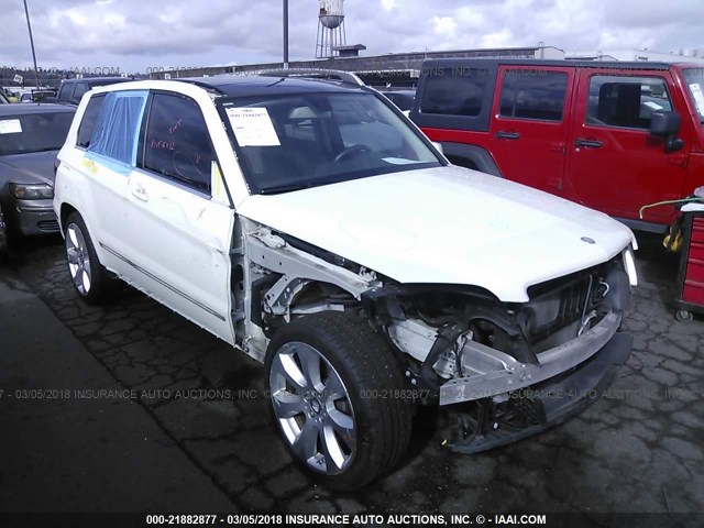 WDCGG8HB6AF258319 - 2010 MERCEDES-BENZ GLK 350 4MATIC WHITE photo 1