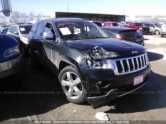 1J4RR5GT0BC511231 - 2011 JEEP GRAND CHEROKEE LIMITED BLACK photo 1