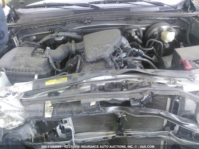 5TFJX4GN4EX034854 - 2014 TOYOTA TACOMA DOUBLE CAB 银色 照片 10