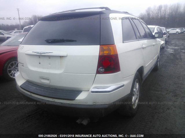 2C4GM68465R550040 - 2005 CHRYSLER PACIFICA TOURING WHITE photo 4