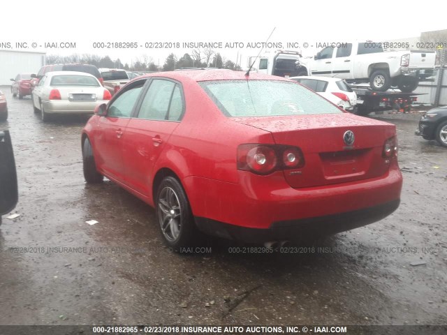 3VWHM71KX8M054637 - 2008 VOLKSWAGEN JETTA S 红色 照片 3