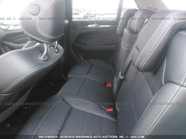 4JGDA5HB8FA612043 - 2015 MERCEDES-BENZ ML 350 4MATIC WHITE photo 8