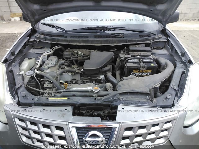 JN8AS58V99W442446 - 2009 NISSAN ROGUE S/SL GRAY photo 10