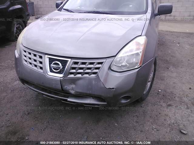 JN8AS58V99W442446 - 2009 NISSAN ROGUE S/SL GRAY photo 6