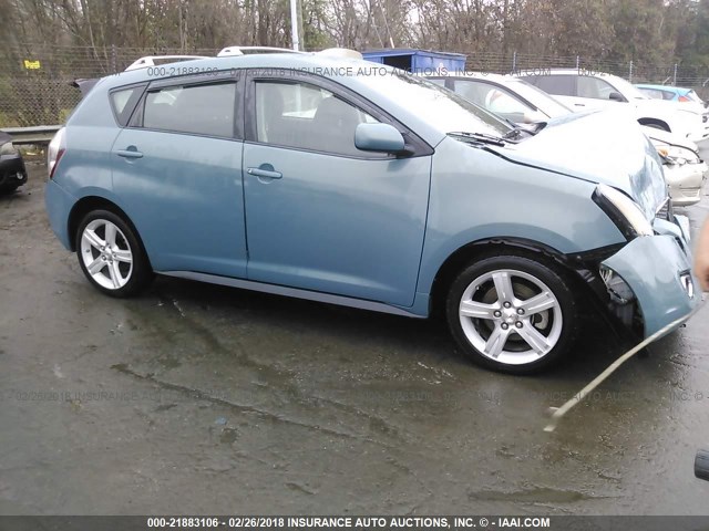 5Y2SM67079Z436133 - 2009 PONTIAC VIBE TEAL photo 1