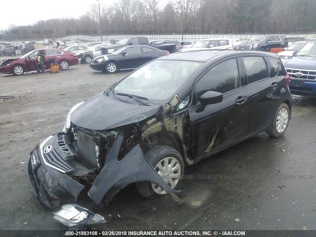 3N1CE2CP8FL429243 - 2015 NISSAN VERSA NOTE S/S PLUS/SV/SL/SR BLACK photo 2