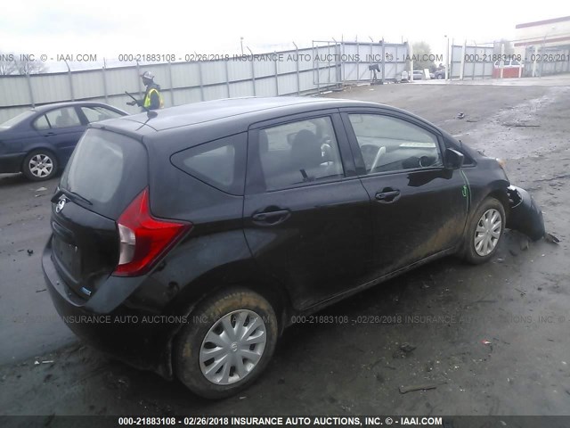 3N1CE2CP8FL429243 - 2015 NISSAN VERSA NOTE S/S PLUS/SV/SL/SR BLACK photo 4