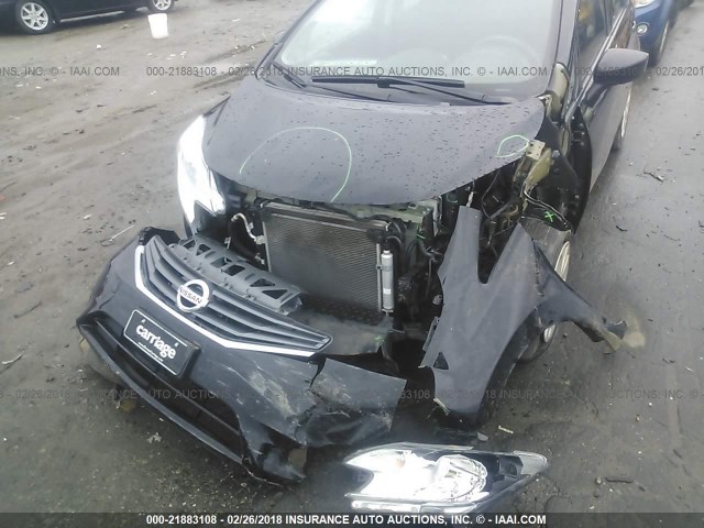 3N1CE2CP8FL429243 - 2015 NISSAN VERSA NOTE S/S PLUS/SV/SL/SR BLACK photo 6