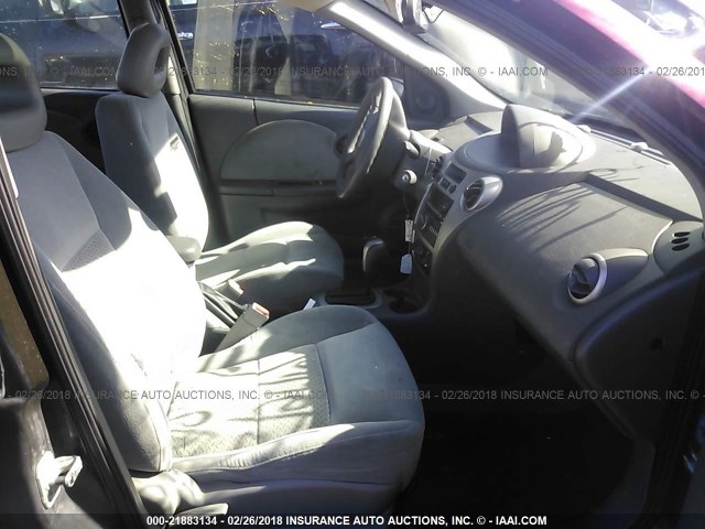 1G8AL55F76Z132449 - 2006 SATURN ION LEVEL 3 RED photo 5