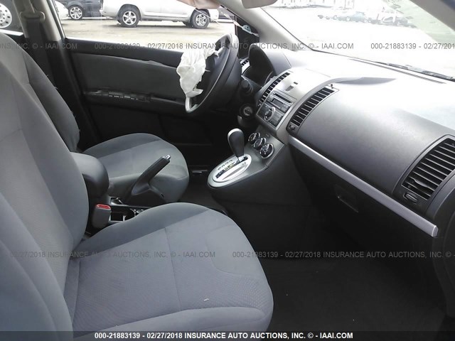 3N1AB6AP7BL667833 - 2011 NISSAN SENTRA 2.0/2.0S/SR/2.0SL WHITE photo 5