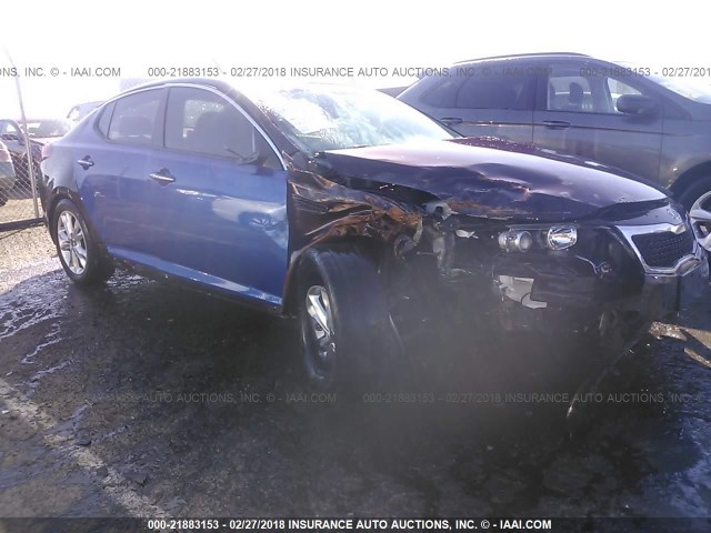 KNAGN4A73B5045584 - 2011 KIA OPTIMA EX/SX MAROON photo 1