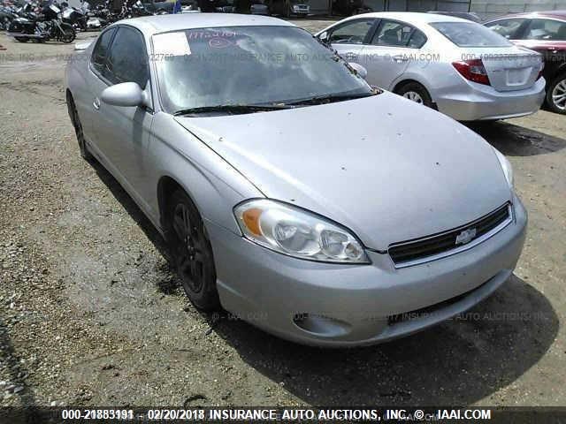 2G1WN151769284219 - 2006 CHEVROLET MONTE CARLO LTZ GRAY photo 1