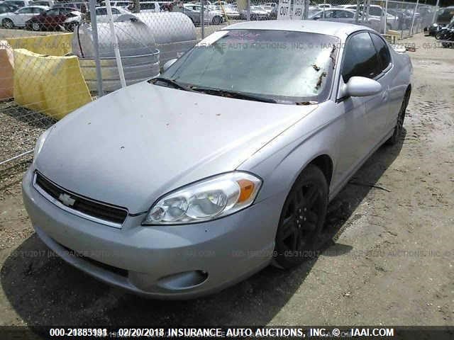 2G1WN151769284219 - 2006 CHEVROLET MONTE CARLO LTZ GRAY photo 2