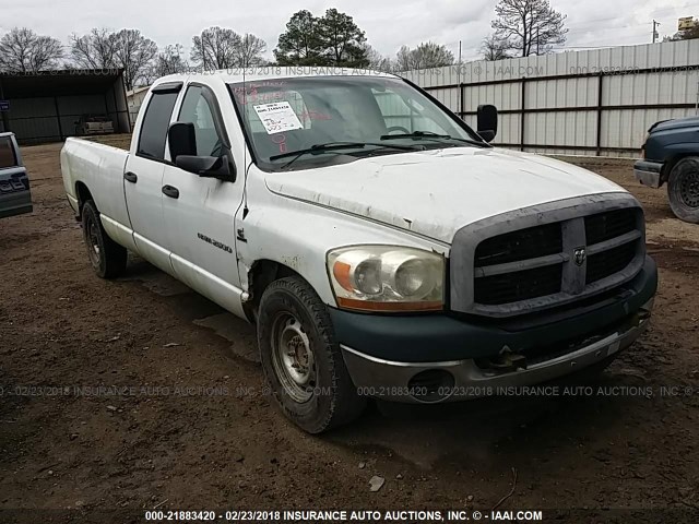 3D7KR28C76G146320 - 2006 DODGE RAM 2500 ST/SLT 白色 照片 1