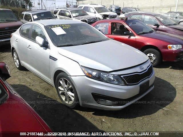 5XXGN4A64CG025433 - 2012 KIA OPTIMA EX SILVER photo 1