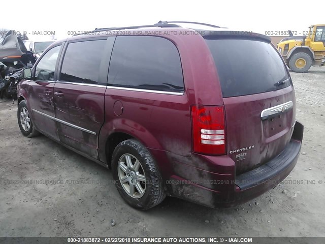 2A4RR8D14AR442134 - 2010 CHRYSLER TOWN & COUNTRY TOURING PLUS RED photo 3