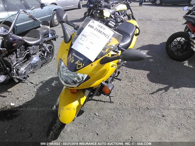 JKAZRDH183A010978 - 2003 KAWASAKI ZR750 G YELLOW photo 2