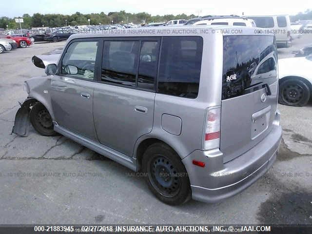JTLKT324X50218511 - 2005 TOYOTA SCION XB ნაცრისფერი ფოტო 3
