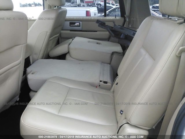 1FMJK1KTXHEA55481 - 2017 FORD EXPEDITION EL LIMITED WHITE photo 8