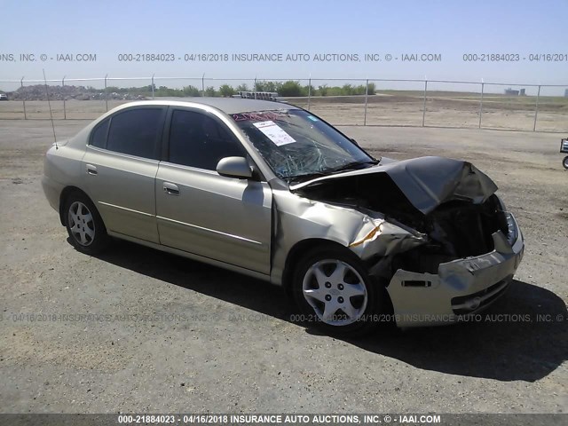 KMHDN46D15U107932 - 2005 HYUNDAI ELANTRA GLS/GT TAN photo 1