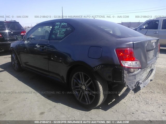 JTKJF5C7XD3060888 - 2013 TOYOTA SCION TC 灰色 照片 3
