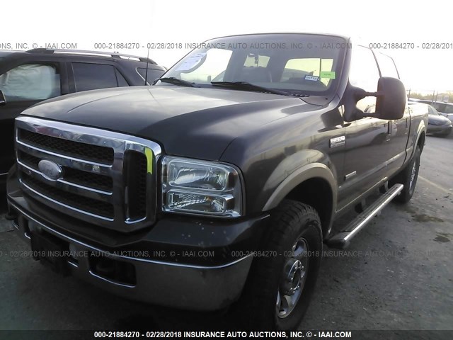 1FTSW21P45EC81728 - 2005 FORD F250 SUPER DUTY BROWN photo 2