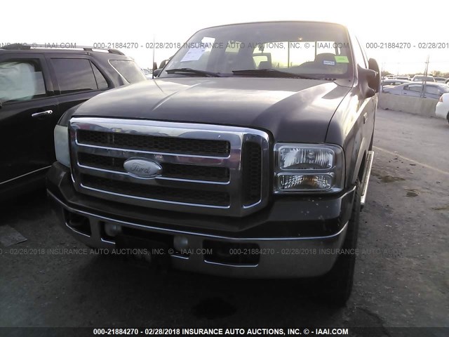 1FTSW21P45EC81728 - 2005 FORD F250 SUPER DUTY BROWN photo 6
