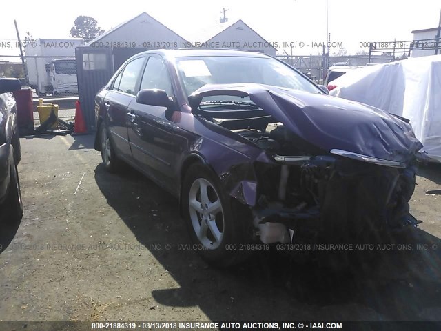 5NPEU46F87H215846 - 2007 HYUNDAI SONATA SE/LIMITED BURGUNDY photo 1