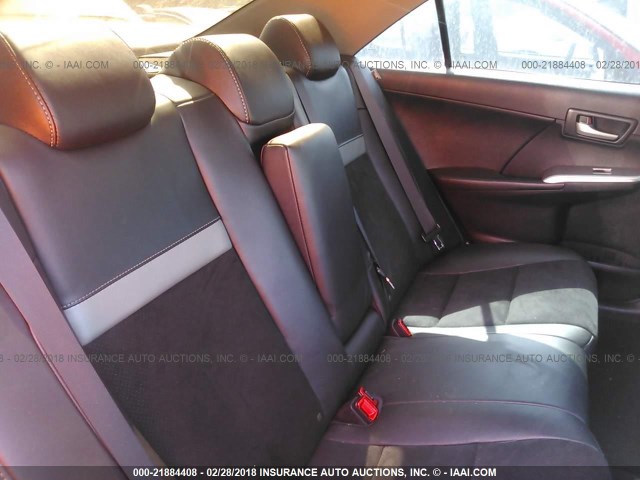 4T1BK1FKXCU519499 - 2012 TOYOTA CAMRY SE/XLE WHITE photo 8