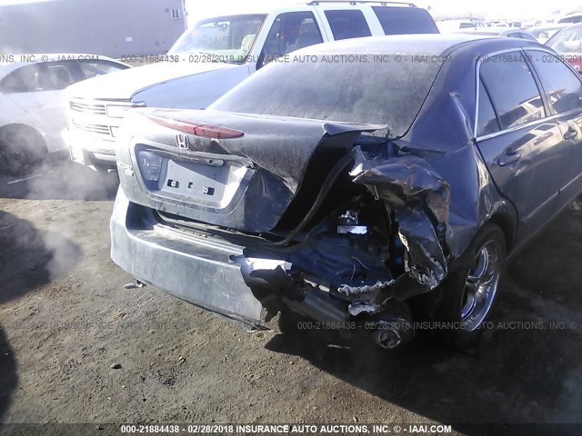 1HGCM66457A026906 - 2007 HONDA ACCORD SE GREEN photo 6