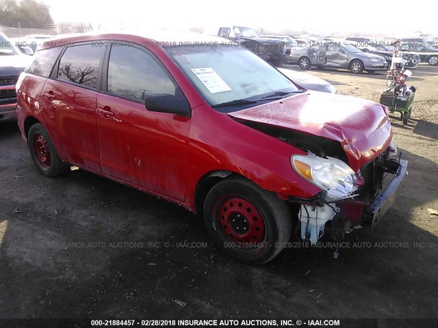 2T1KR32E75C487560 - 2005 TOYOTA COROLLA MATRIX XR RED photo 1