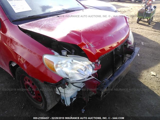 2T1KR32E75C487560 - 2005 TOYOTA COROLLA MATRIX XR RED photo 6