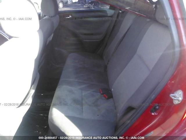 2T1KR32E75C487560 - 2005 TOYOTA COROLLA MATRIX XR RED photo 8