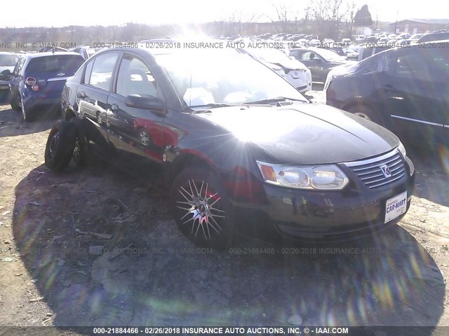 1G8AJ55F07Z173514 - 2007 SATURN ION LEVEL 2 BLACK photo 1