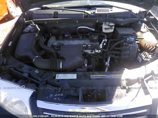 1G8AJ55F07Z173514 - 2007 SATURN ION LEVEL 2 BLACK photo 10