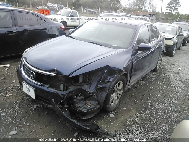 1HGCP26408A037684 - 2008 HONDA ACCORD LXP BLUE photo 2