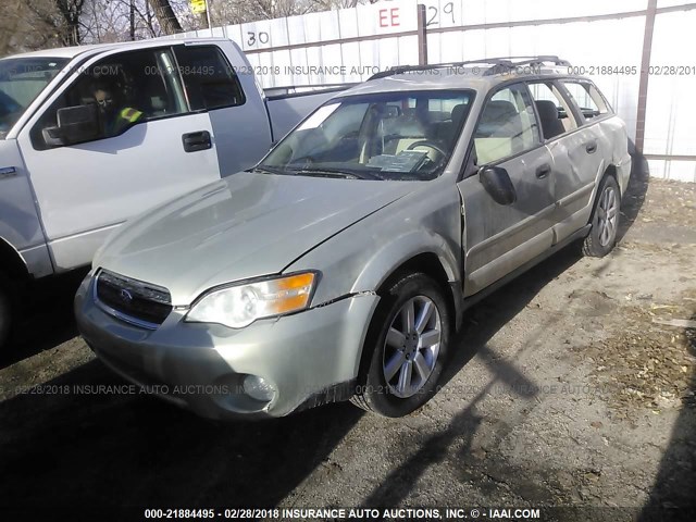 4S4BP61C677345398 - 2007 SUBARU LEGACY OUTBACK 2.5I SILVER photo 2