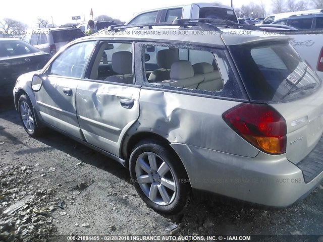 4S4BP61C677345398 - 2007 SUBARU LEGACY OUTBACK 2.5I SILVER photo 6