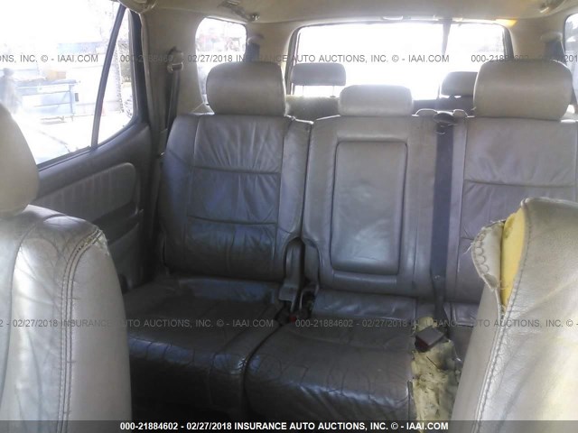 5TDZT38A13S192723 - 2003 TOYOTA SEQUOIA LIMITED GRAY photo 8