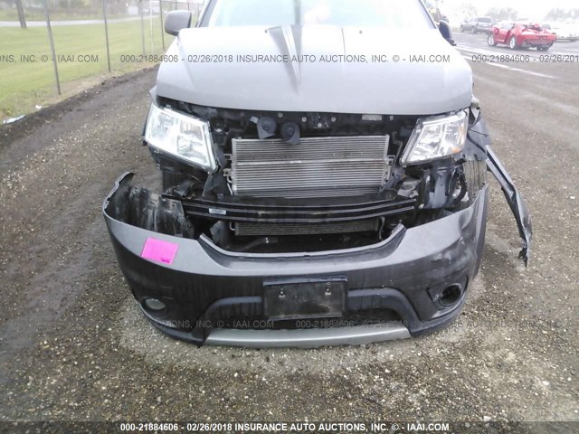 3C4PDCBG2HT511402 - 2017 DODGE JOURNEY SXT GRAY photo 6