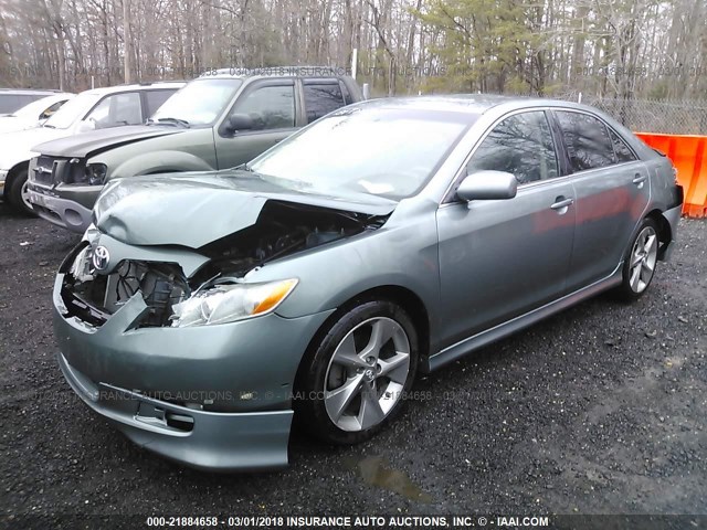 4T1BE46K57U526049 - 2007 TOYOTA CAMRY NEW GENERAT CE/LE/XLE/SE TURQUOISE photo 2