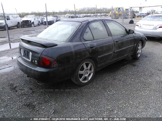 3N1AB51D84L728996 - 2004 NISSAN SENTRA SE-R SPEC V BLACK photo 4