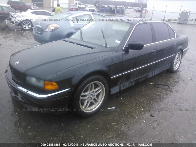 WBAGJ6325SDH35628 - 1995 BMW 740 IL BLACK photo 2