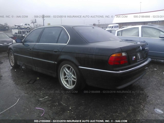 WBAGJ6325SDH35628 - 1995 BMW 740 IL BLACK photo 3