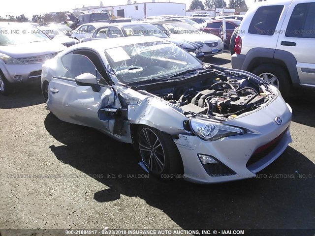 JF1ZNAA11D2729730 - 2013 TOYOTA SCION FR-S SILVER photo 1