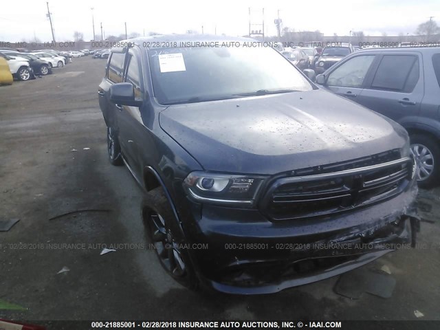 1C4RDJAG1EC292082 - 2014 DODGE DURANGO SXT BLACK photo 1