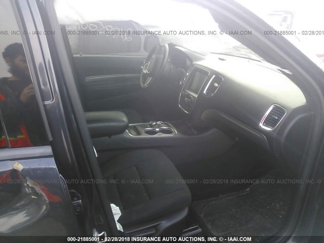 1C4RDJAG1EC292082 - 2014 DODGE DURANGO SXT BLACK photo 5