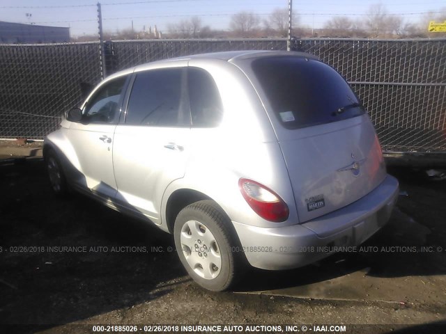 3A4FY58B27T604081 - 2007 CHRYSLER PT CRUISER TOURING SILVER photo 3