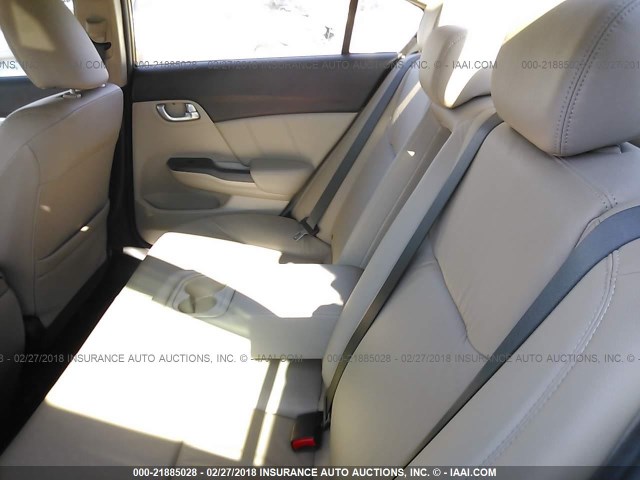 2HGFB2F9XDH500689 - 2013 HONDA CIVIC EXL Pewter photo 8